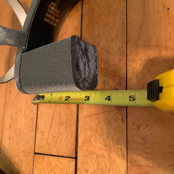 Private Collection Josie Pewter Radiance Sandal Size 8 1/2 - Picture 8 of 15